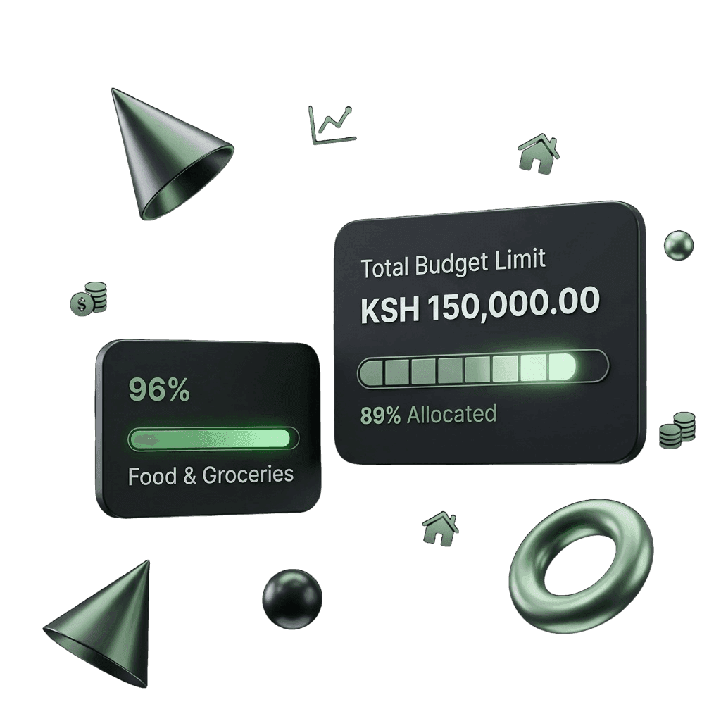FinSage budgeting illustration.
